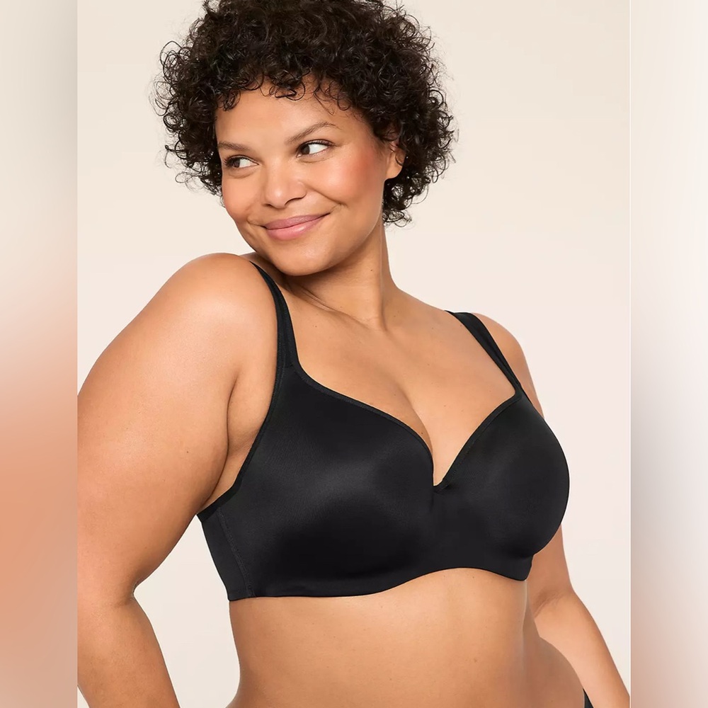 Cacique Lane Bryant Smooth Lightly Lined Balconette Bra size 36G